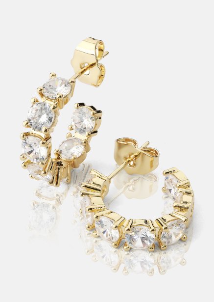 Vela Boucle d'oreille - 18k Plaquée or