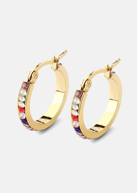 Boucle d'oreille ColorWhirl - 18k Plaquée or