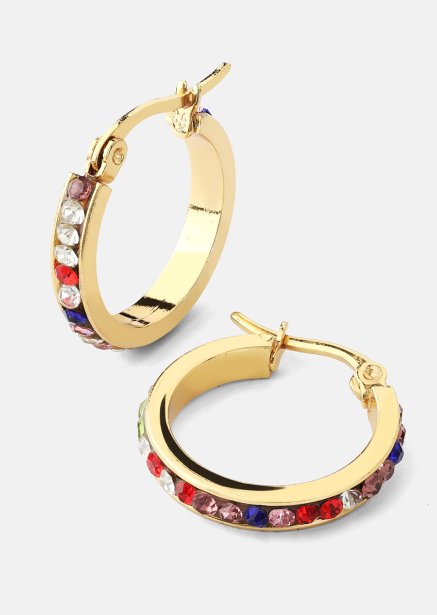 Boucle d'oreille ColorWhirl - 18k Plaquée or
