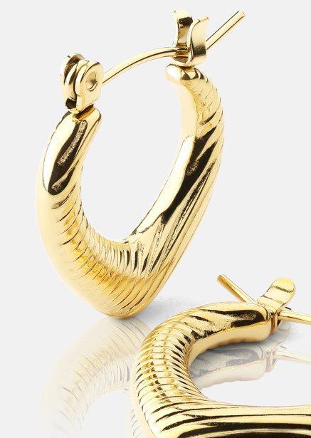 Boucles d’oreilles Elegans – 18k Plaquées or