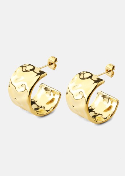 Boucle d'oreille Luna- 18k Plaquée or