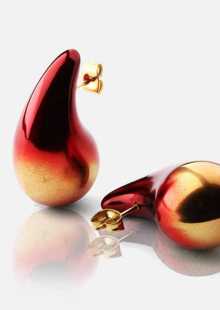 Boucles d’oreilles Verdé Glow – 18k Plaquées or