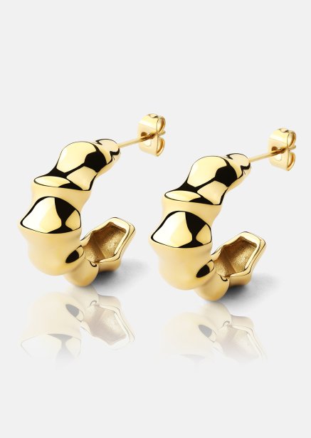  Boucles d’oreilles Gaia – 18k Gold Plated