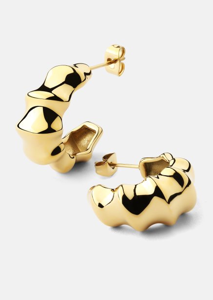 Boucles d’oreilles Gaia – 18k Plaquées or