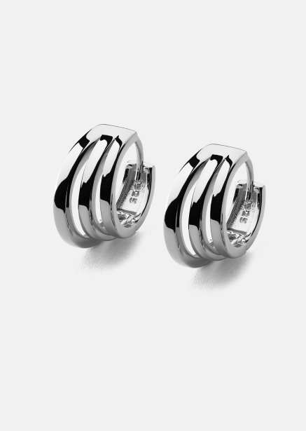 Boucles d’oreilles Trio - Plaquées argent