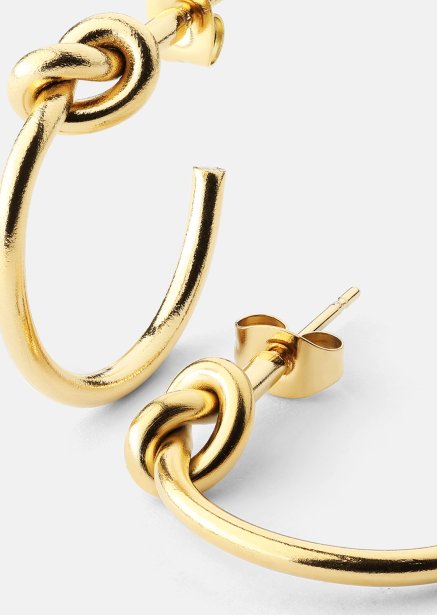 Loop Boucles d’oreilles – 18k Plaquées or