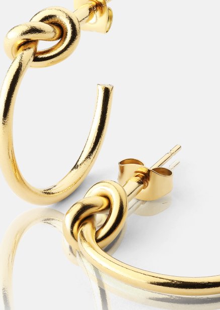 Loop Boucles d’oreilles – 18k Plaquées or