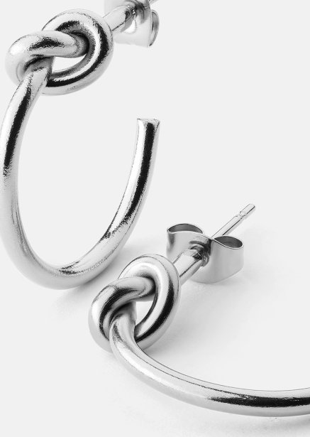 Loop Boucles d’oreilles – Plaquées argent