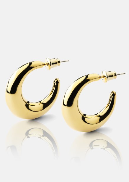 Loop Boucles d’oreilles – 18k Gold Plated