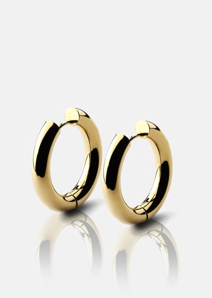 Luna Boucle d'oreille - 18k Plaquée or