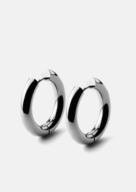 Luna Boucle d'oreille - Plaquée argent