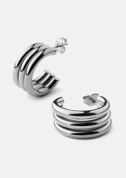 Riflia Boucle d'oreille - Plaquée argent
