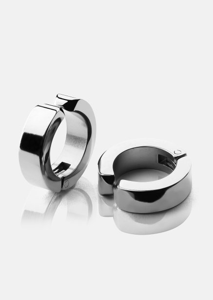 Boucle d’oreille Petite Hoop - Plaquée argent