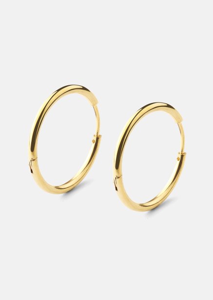Boucle d’oreille Classic Medium - 18k Plaquée or