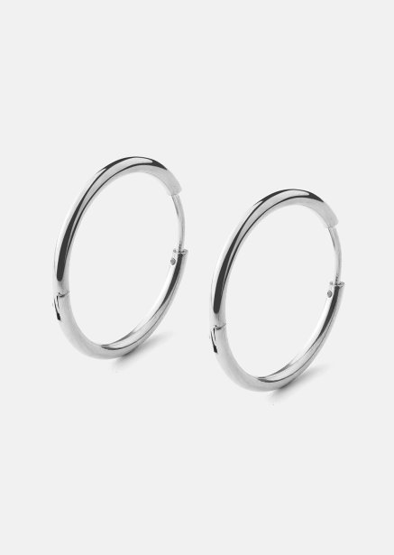 Boucle d’oreille Classic Medium - Plaquée argent