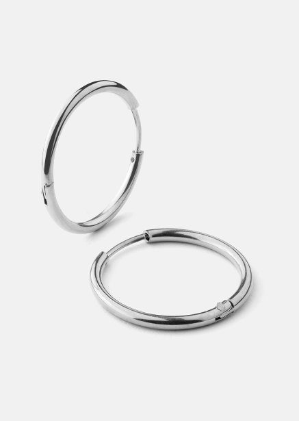 Boucle d’oreille Classic Medium - Plaquée argent