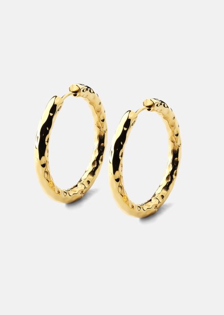 Boucle d’oreille Everyday Hoops - 18k Plaquée or