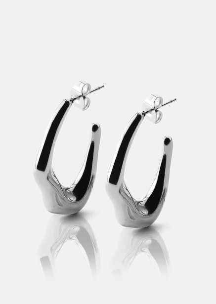 Boucle d’oreille Bold Drops - Plaquée argent