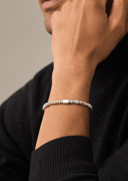Bracelet perlé Emerald Essence