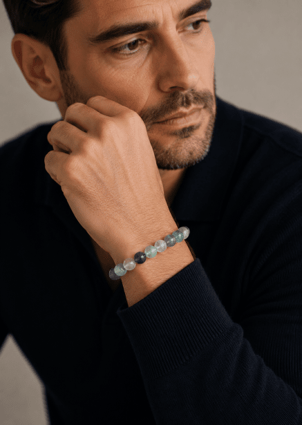 Bracelet perlé Fluorite Nexus