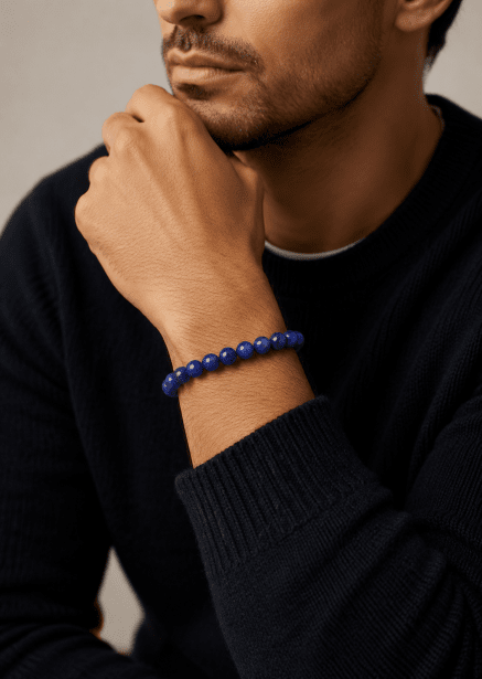 Bracelet perlé Lapis Touch