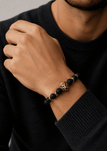 Bracelet perlé Lionheart Emblem