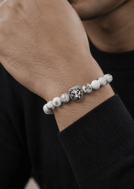 Bracelet perlé Lions Crest