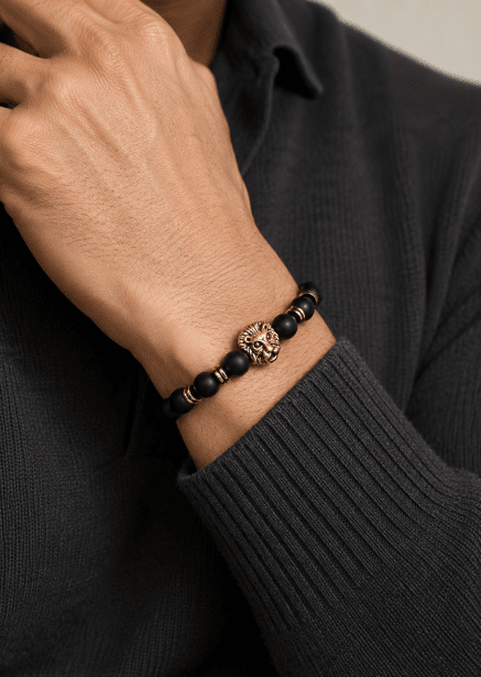 Bracelet perlé Majestic Aura