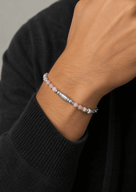 Bracelet perlé Obsidian Sphere