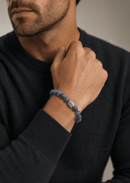 Bracelet perlé Obsidian Veil