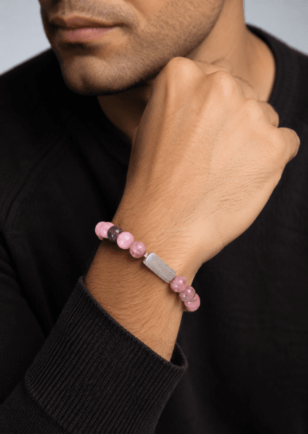 Bracelet perlé Rosy Horizon