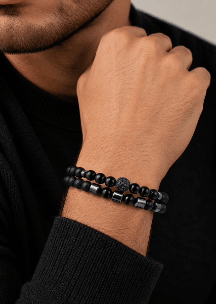 Bracelet perlé Shadow Valor
