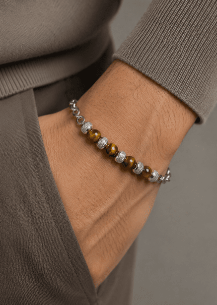 Bracelet perlé Titan Gleam