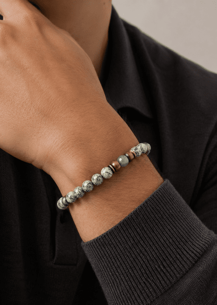 Bracelet perlé Verdant Nexus