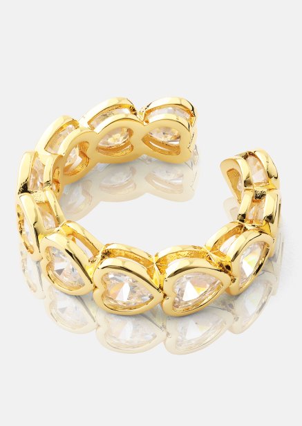 Bague Heartfelt Love - 18k Plaquée or