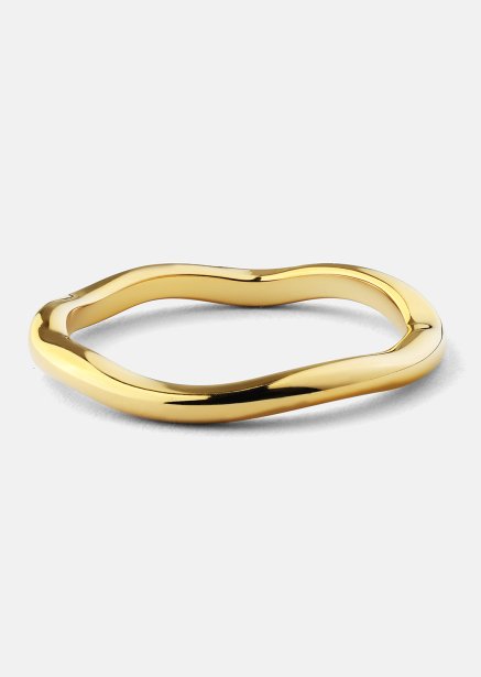 Bague Wave Gold - Plaqué or 18k