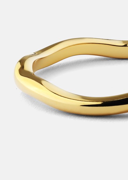 Bague Wave Gold - Plaqué or 18k