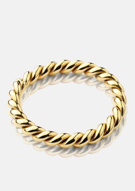 Bague Golden Twist - Plaqué or 18k