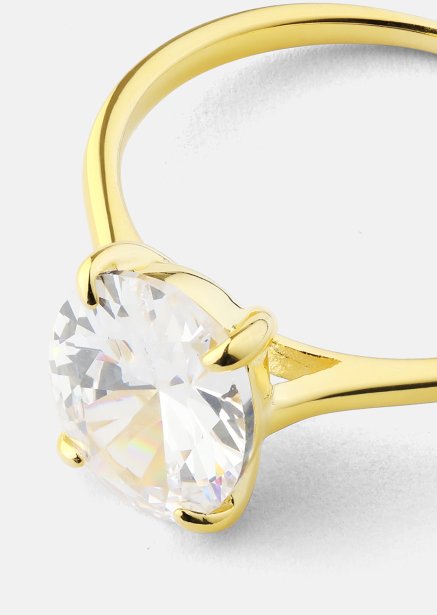 Bague Clarity - 18k Plaquée or