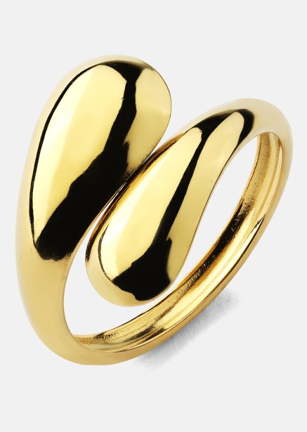 Ring Bold Drops - Plaqué or 18k