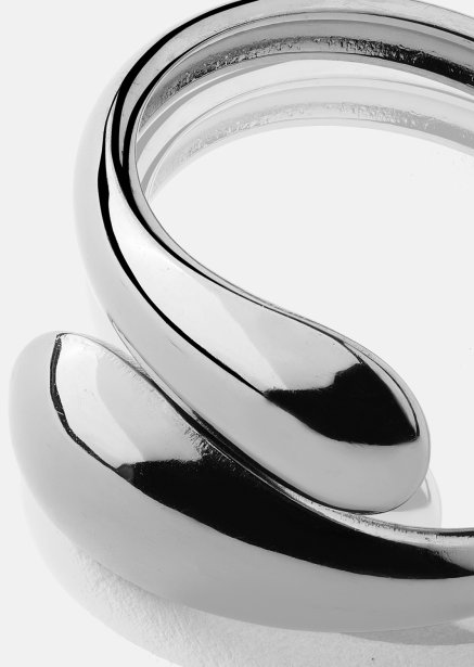 Bague Bold Drops - Plaquée argent