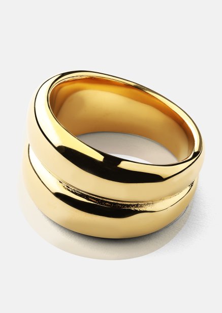 Bague Radiant - Plaqué or 18k