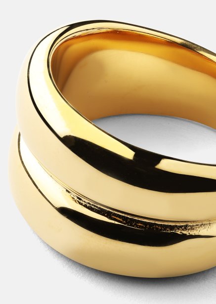 Bague Radiant - Plaqué or 18k