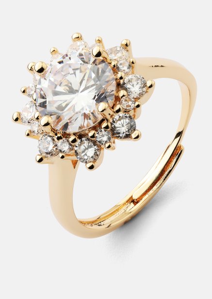 Bague Soleil - Rose Plaquée or
