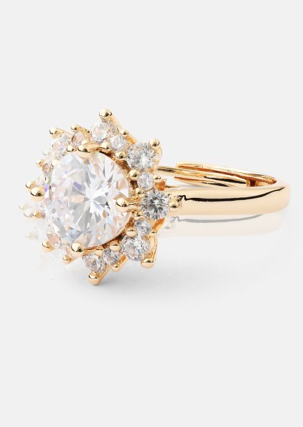 Bague Soleil - Rose Plaquée or