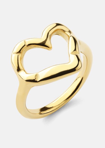 Bague Heartbeat - 18k Plaquée or