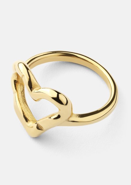 Bague Heartbeat - 18k Plaquée or
