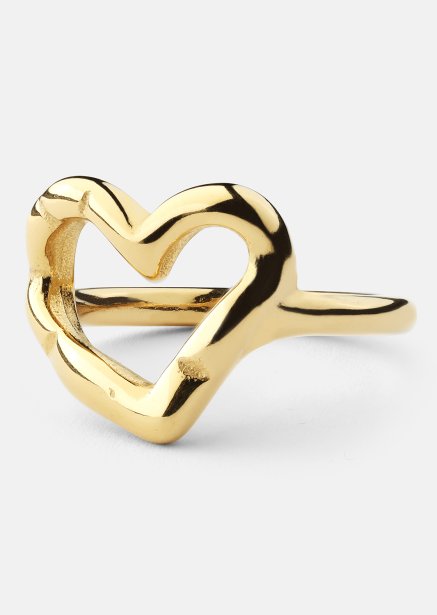 Bague Heartbeat - 18k Plaquée or