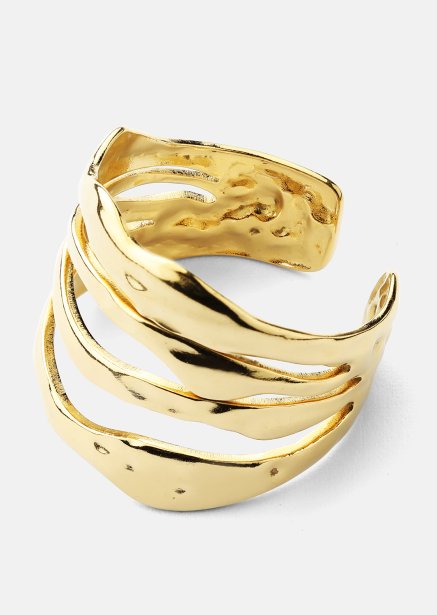 Bague Wave - 18k Plaquée or