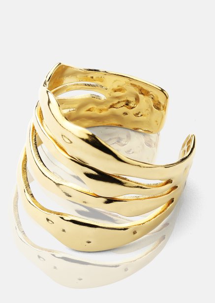 Bague Wave - 18k Plaquée or